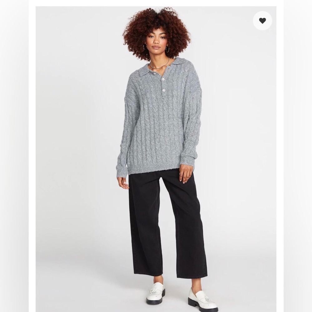 NWT Volcom Low Low Polo Sweater